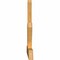 Ekena Millwork Saratoga Rough Sawn Timber Gable Bracket, Western Red Cedar, 84"W x 28"H x 2"D x 4"F, 8/12 Pitch GBW084X28X0204SAR00RWR - alternate 3